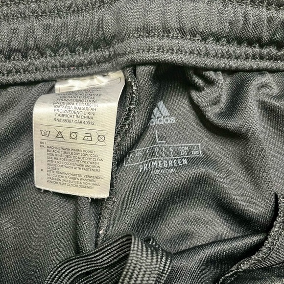 Adidas Primegreen Cargo Track Pants Black Size L 3-Stripes Joggers - Picture 4 of 8